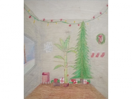 Colored pencil on paper | Saguaro High School