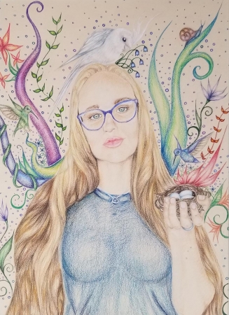 Colored pencil on paper | Chaparral High School